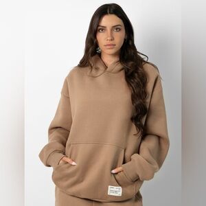 🚫SOLD🚫 Comfrt Affirmation Hoodie in Teddy Tan Size Small